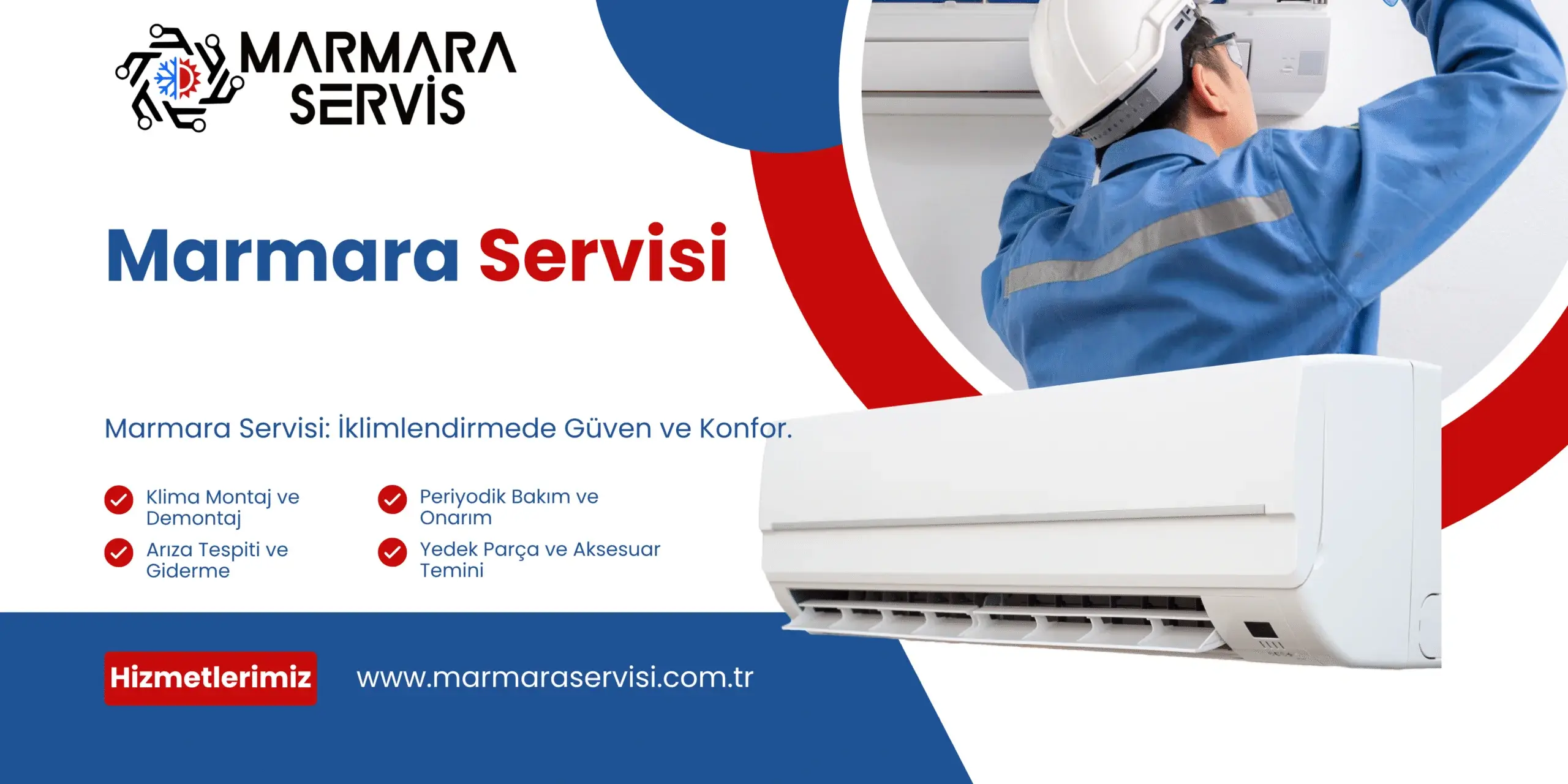 Marmara Servis Kocaeli klima servisi bakım onarım ve montaj hizmeti